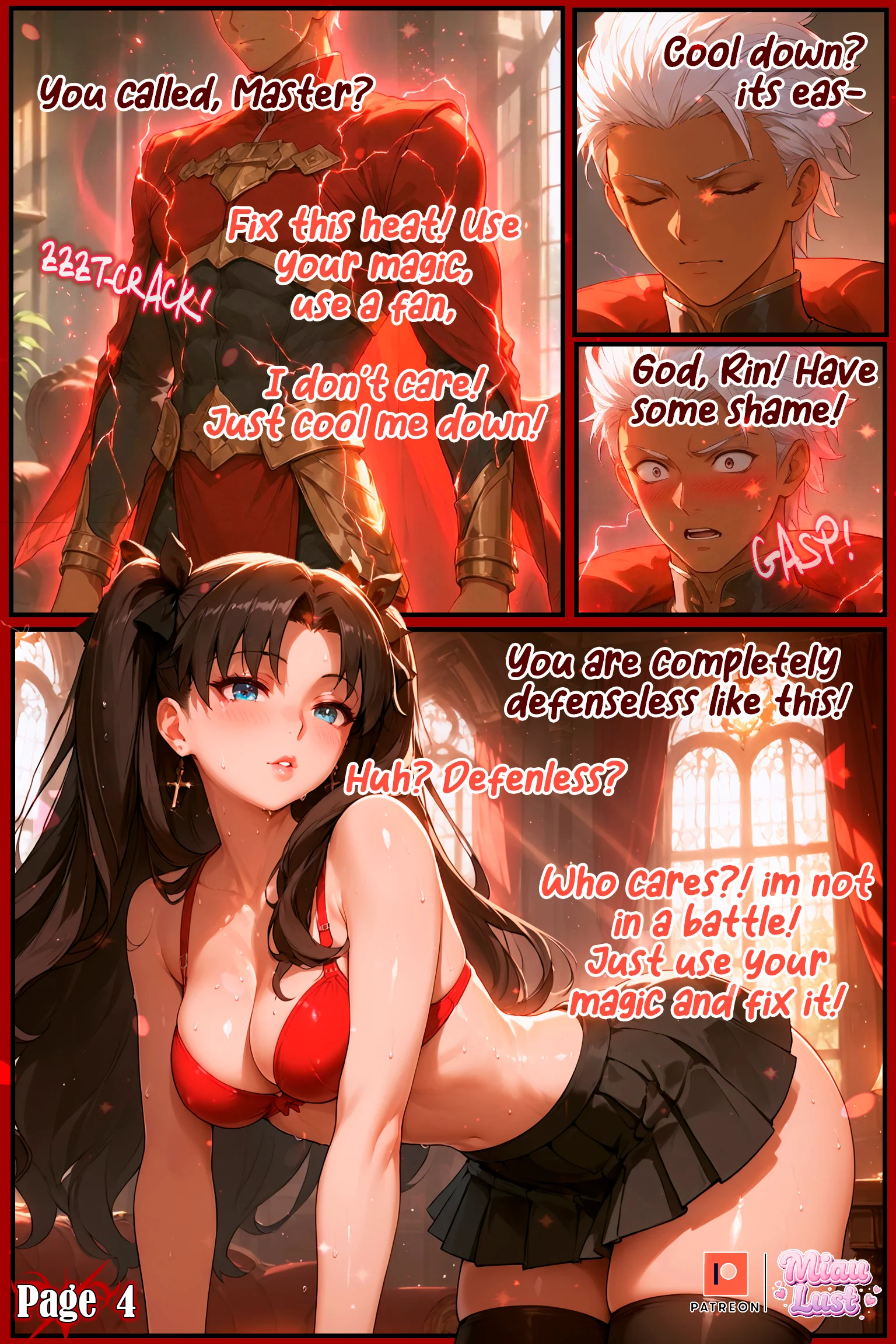 Cool Me Down! FATE original comic by Miaulust — Cool Me Down! FATE, page 6