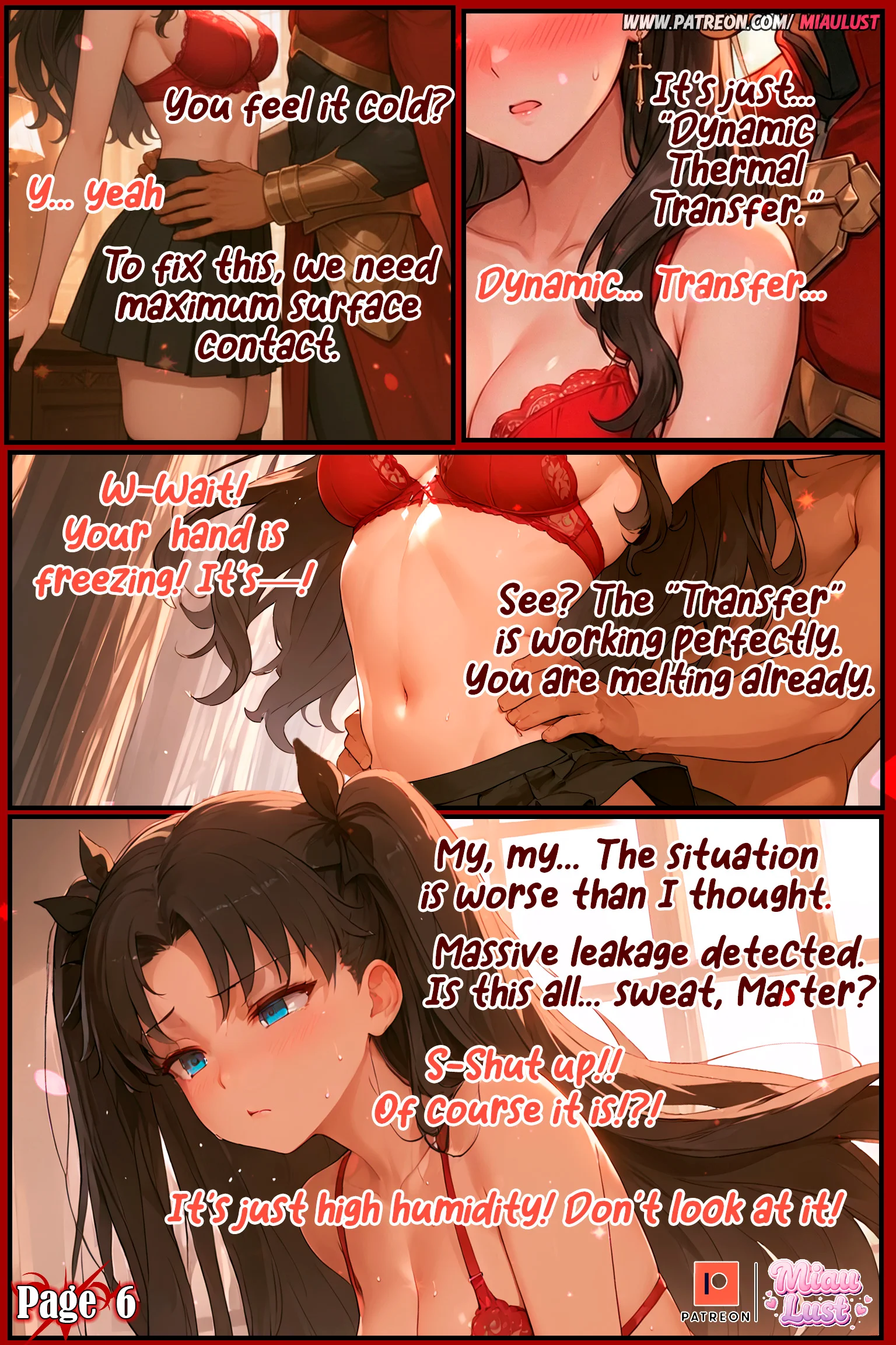 Cool Me Down! FATE original comic by Miaulust — Cool Me Down! FATE, page 8