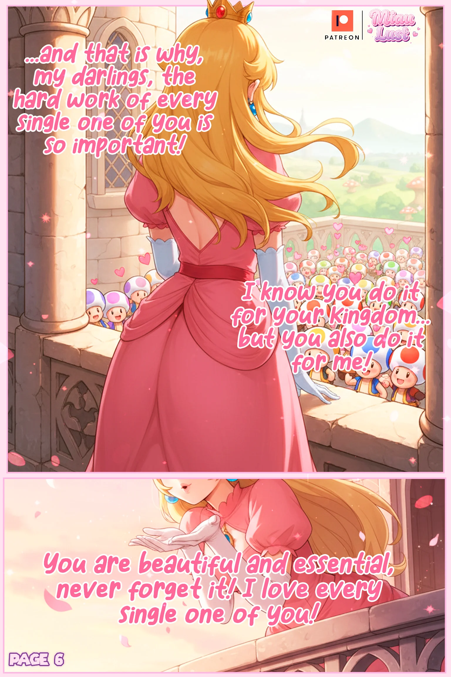 Peach Nintendo parody comic by Miaulust — Super Princess Peachy, page 8