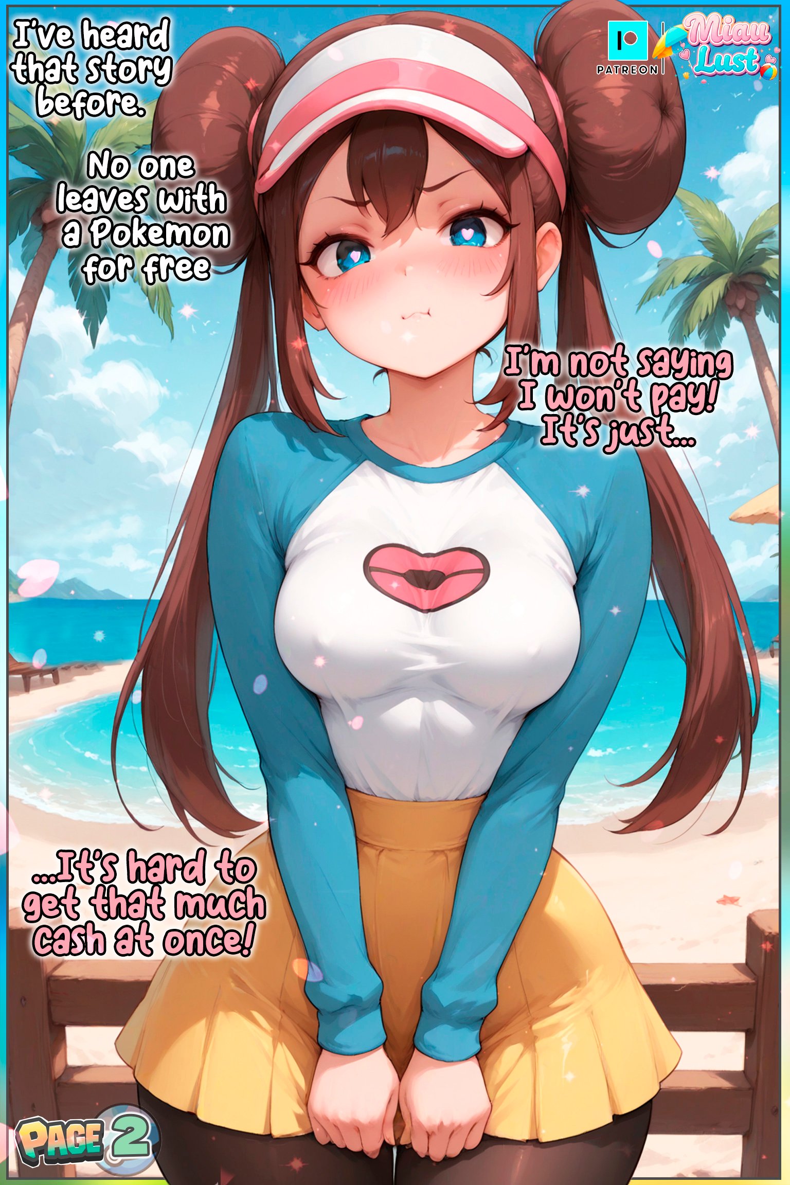 Rosa Pokemon parody comic by Miaulust — White & Wet! PoketPals, page 4