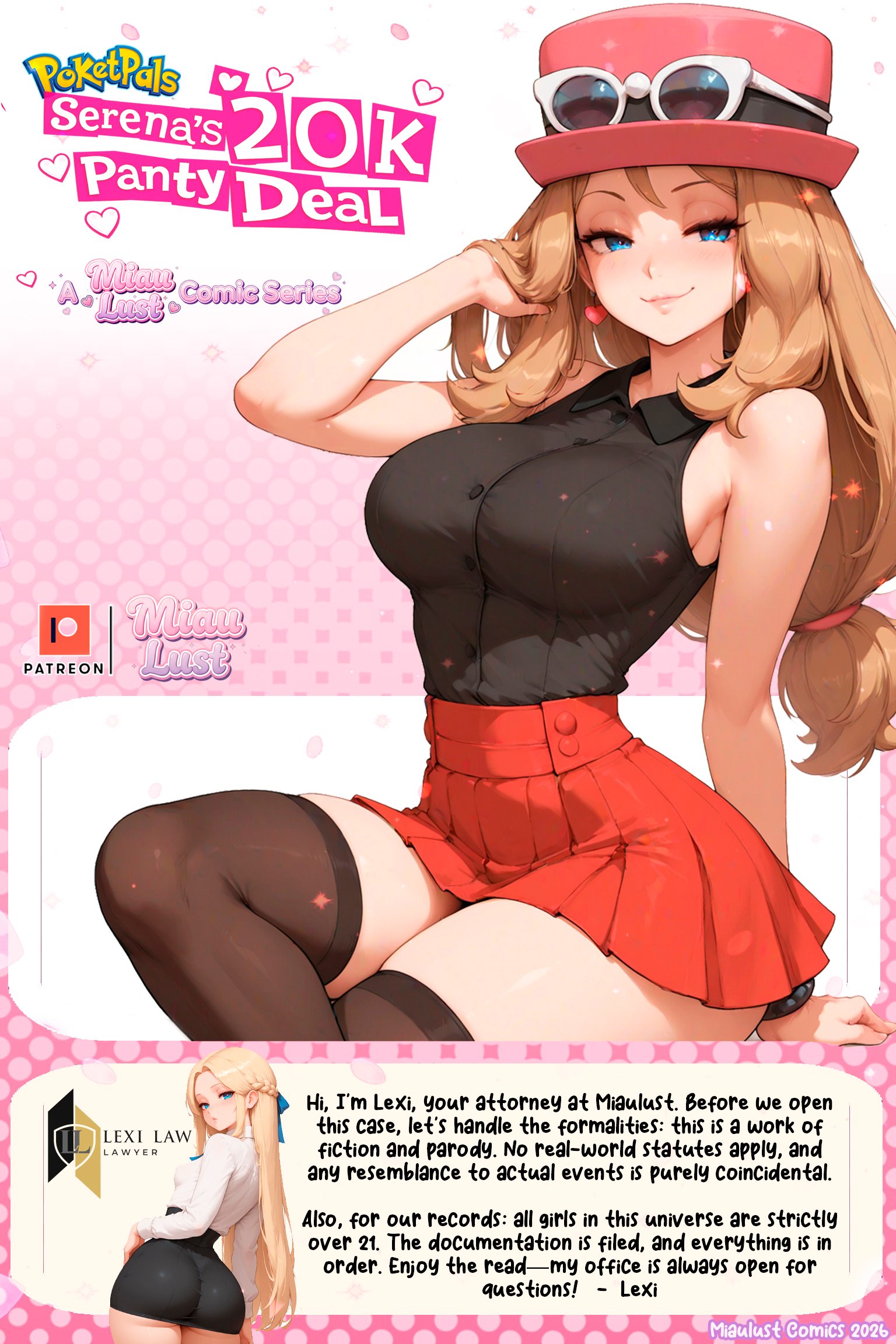 Serena Pokemon parody comic by Miaulust — Serena’s 20K Panty Deal!, page 2