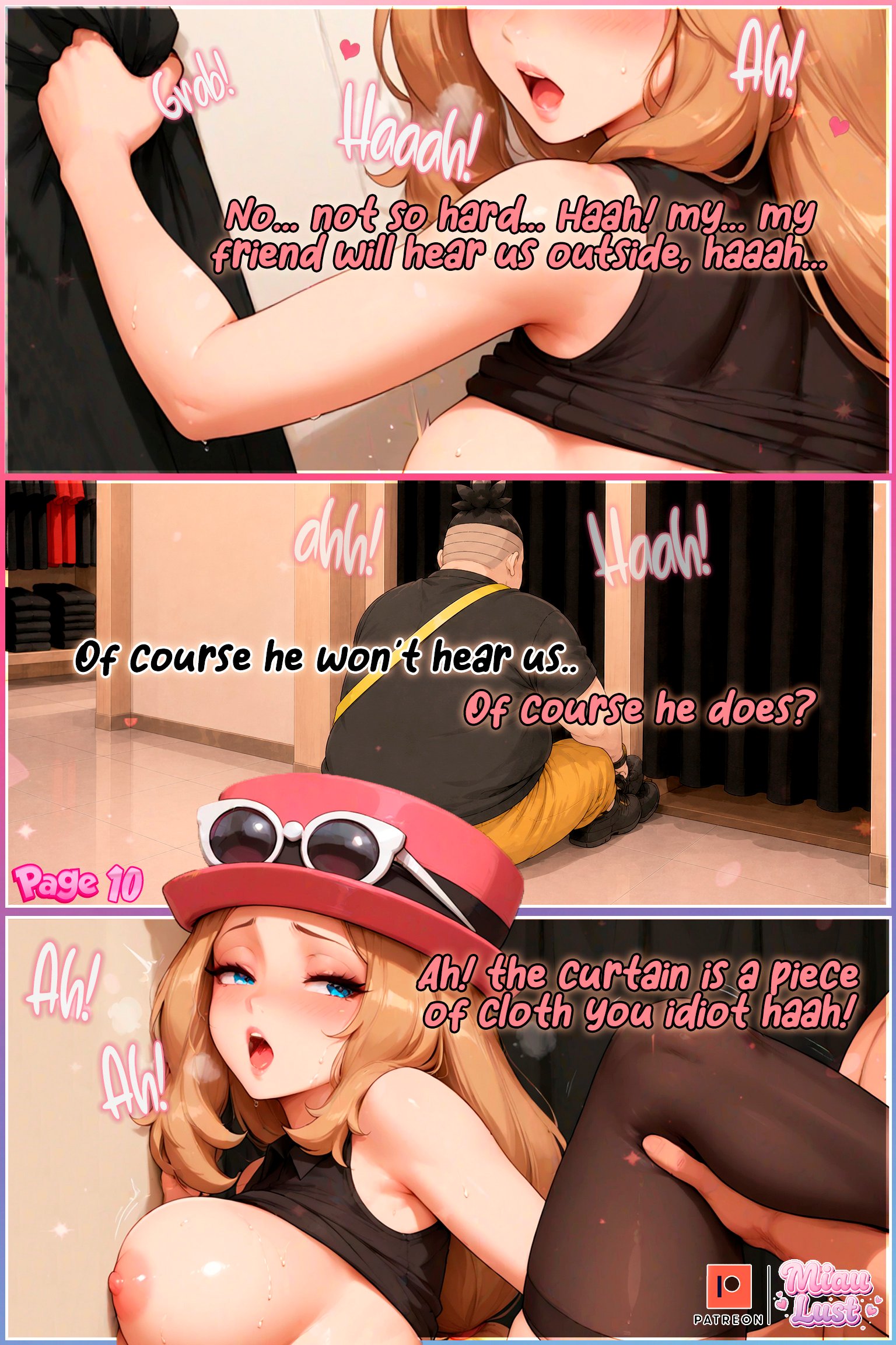 Serena Pokemon parody comic by Miaulust — Serena’s 20K Panty Deal!, page 14
