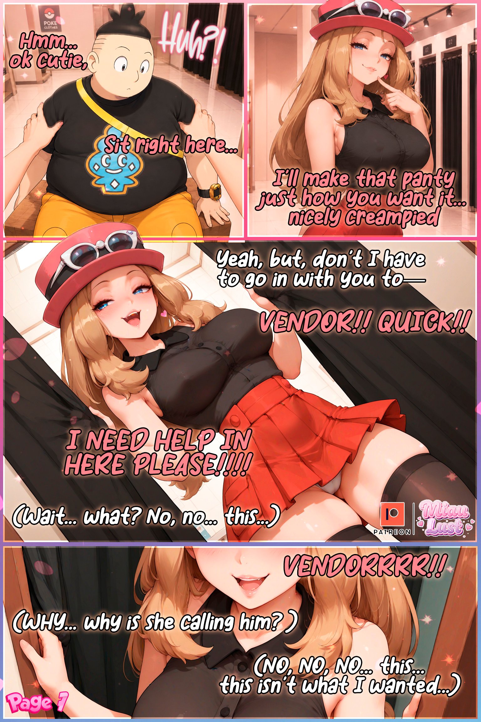 Serena Pokemon parody comic by Miaulust — Serena’s 20K Panty Deal!, page 10