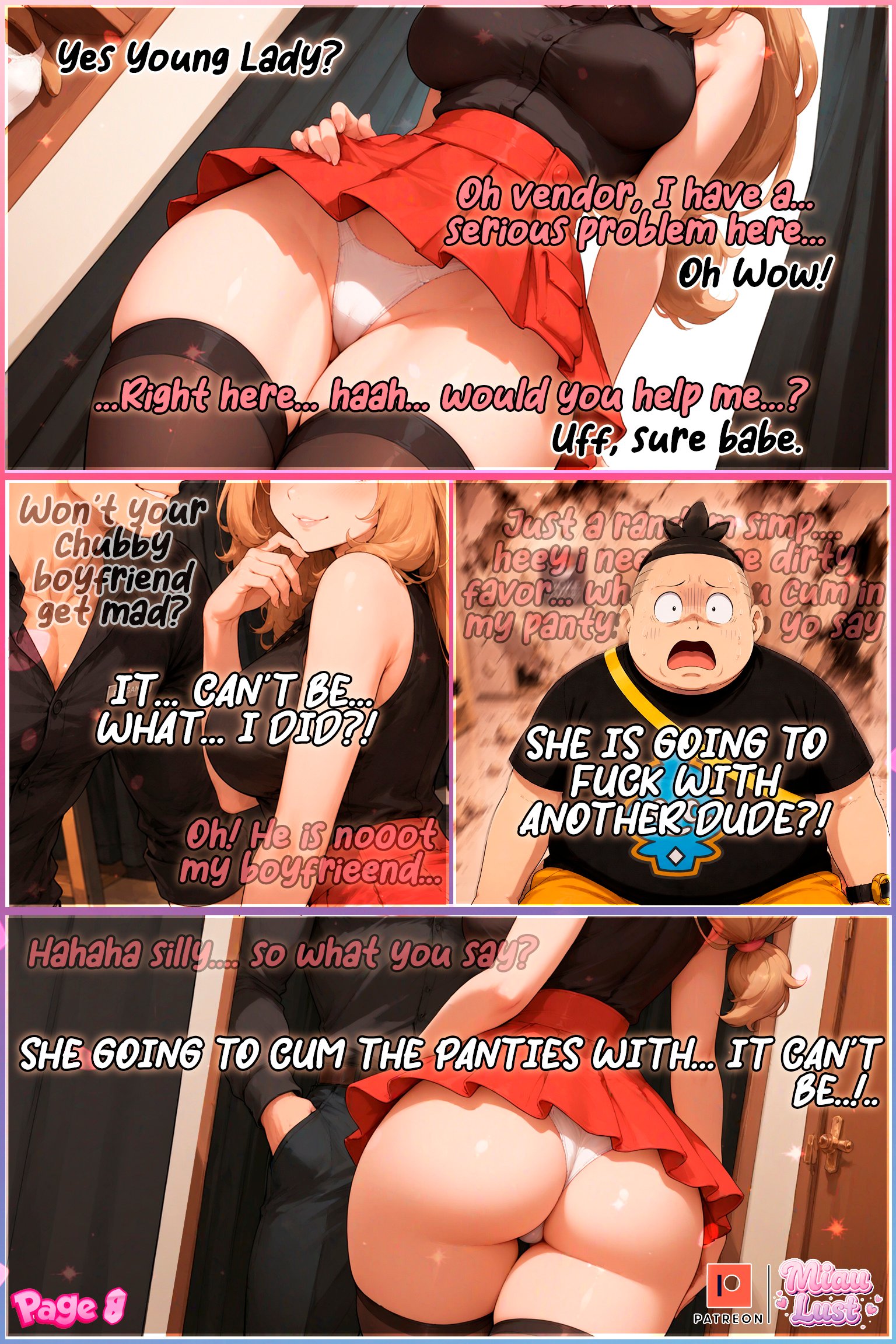 Serena Pokemon parody comic by Miaulust — Serena’s 20K Panty Deal!, page 11