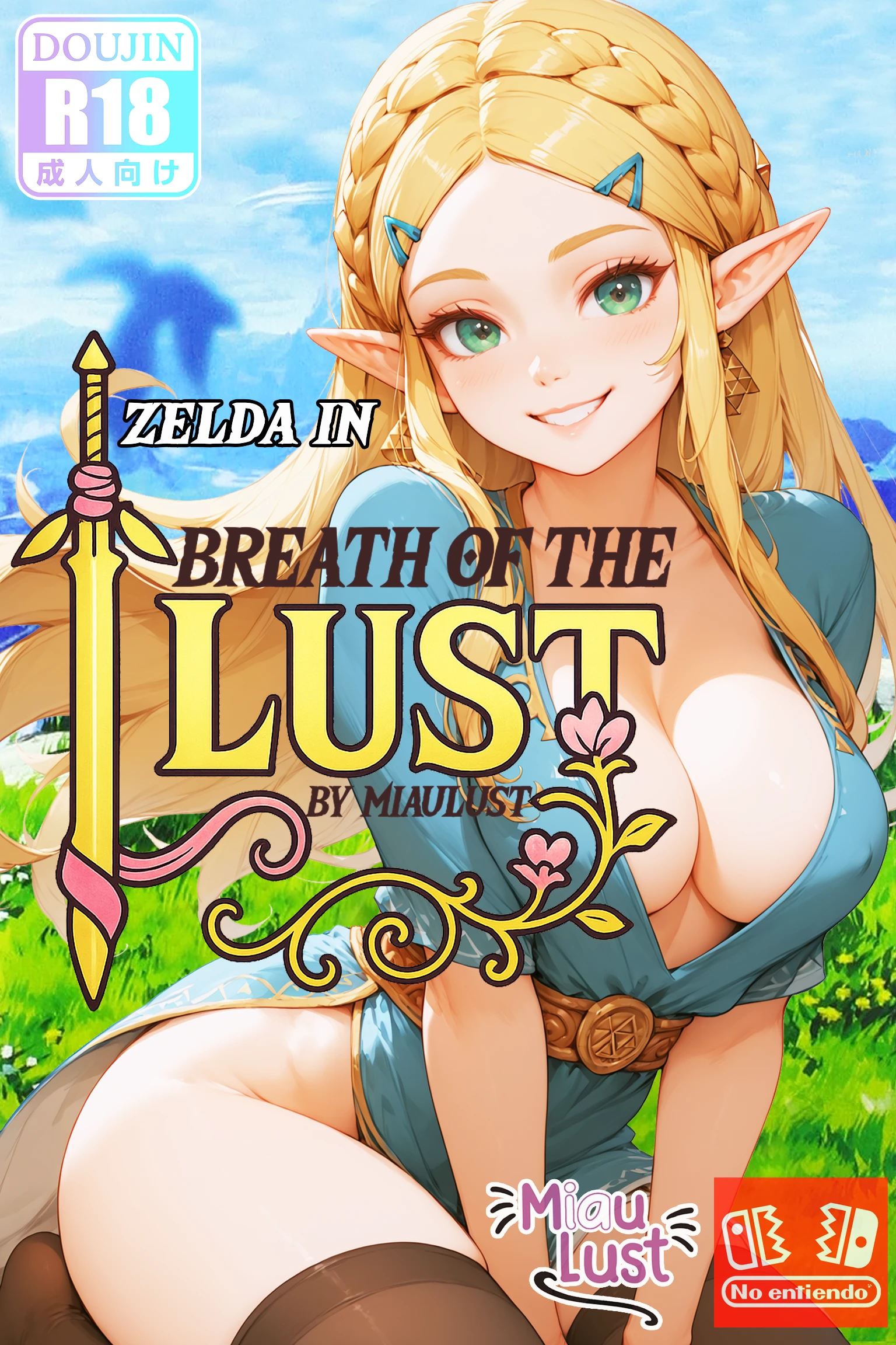 Zelda Zelda parody comic by Miaulust — Zelda – Breast of the Lust, page 1