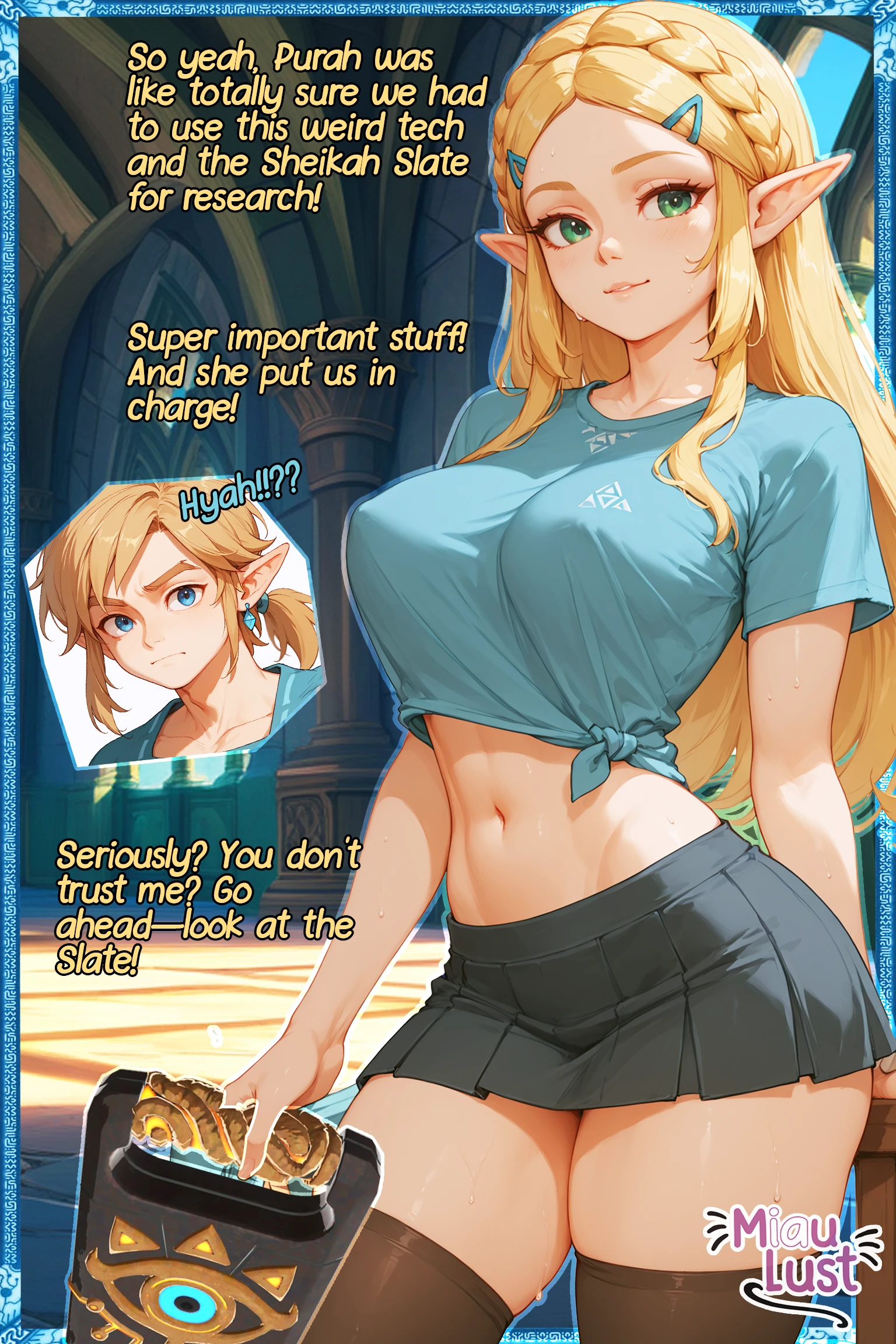 Zelda Zelda parody comic by Miaulust — Zelda – Breast of the Lust, page 4