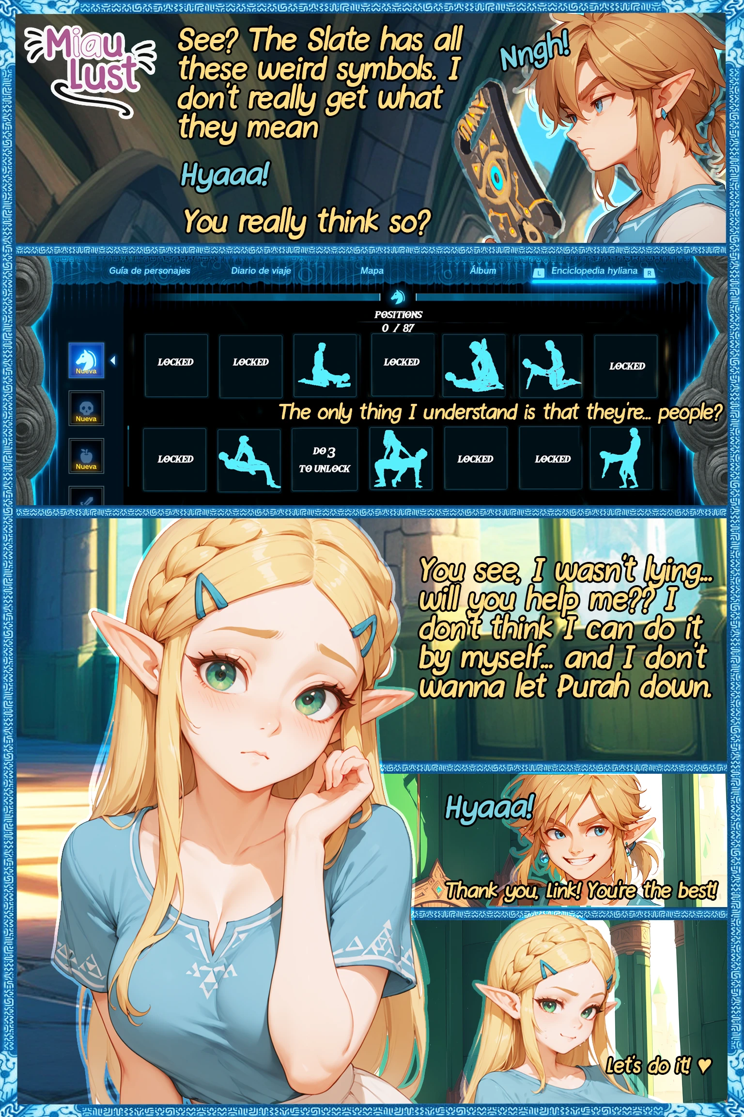 Zelda Zelda parody comic by Miaulust — Zelda – Breast of the Lust, page 5