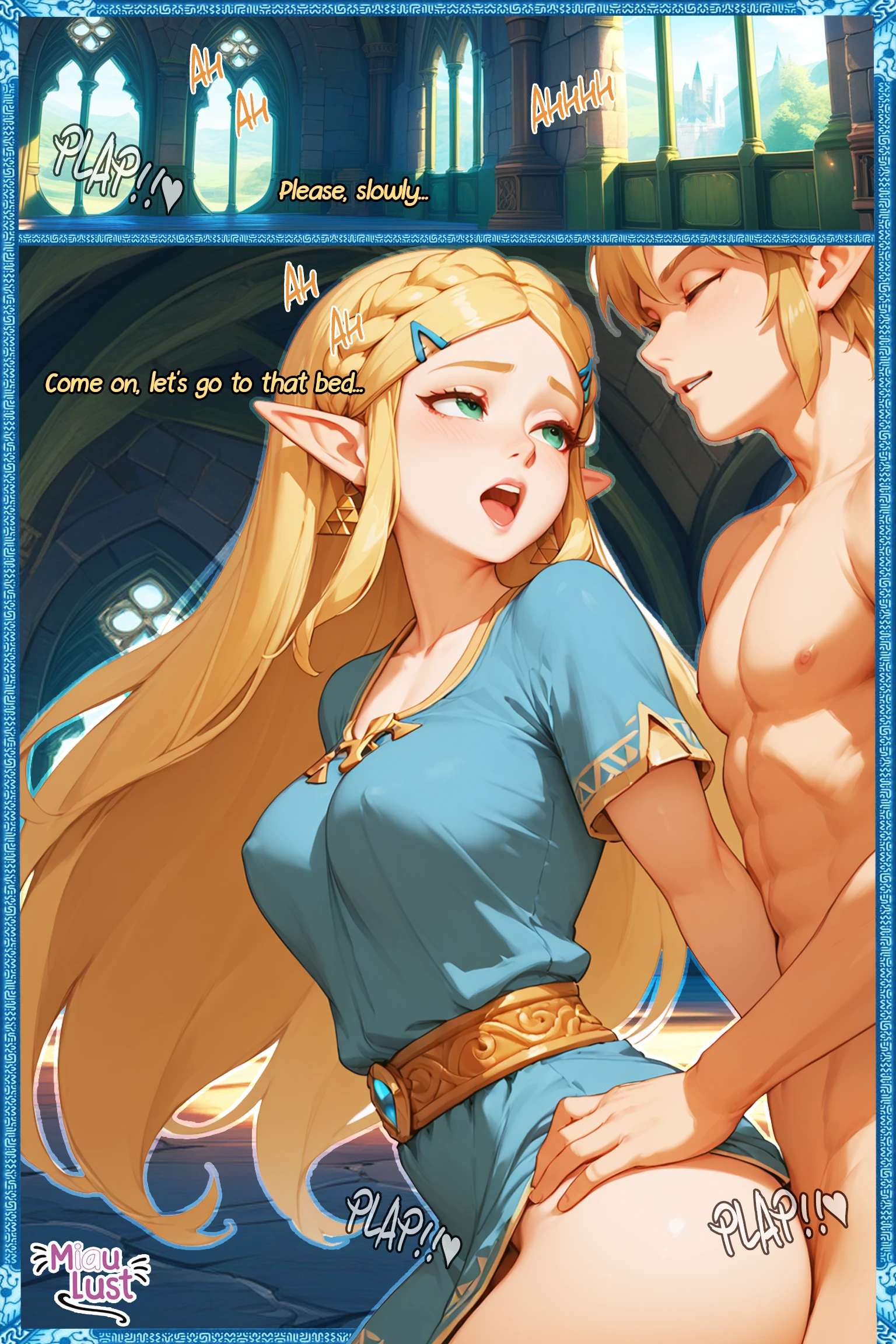 Zelda Zelda parody comic by Miaulust — Zelda – Breast of the Lust, page 6