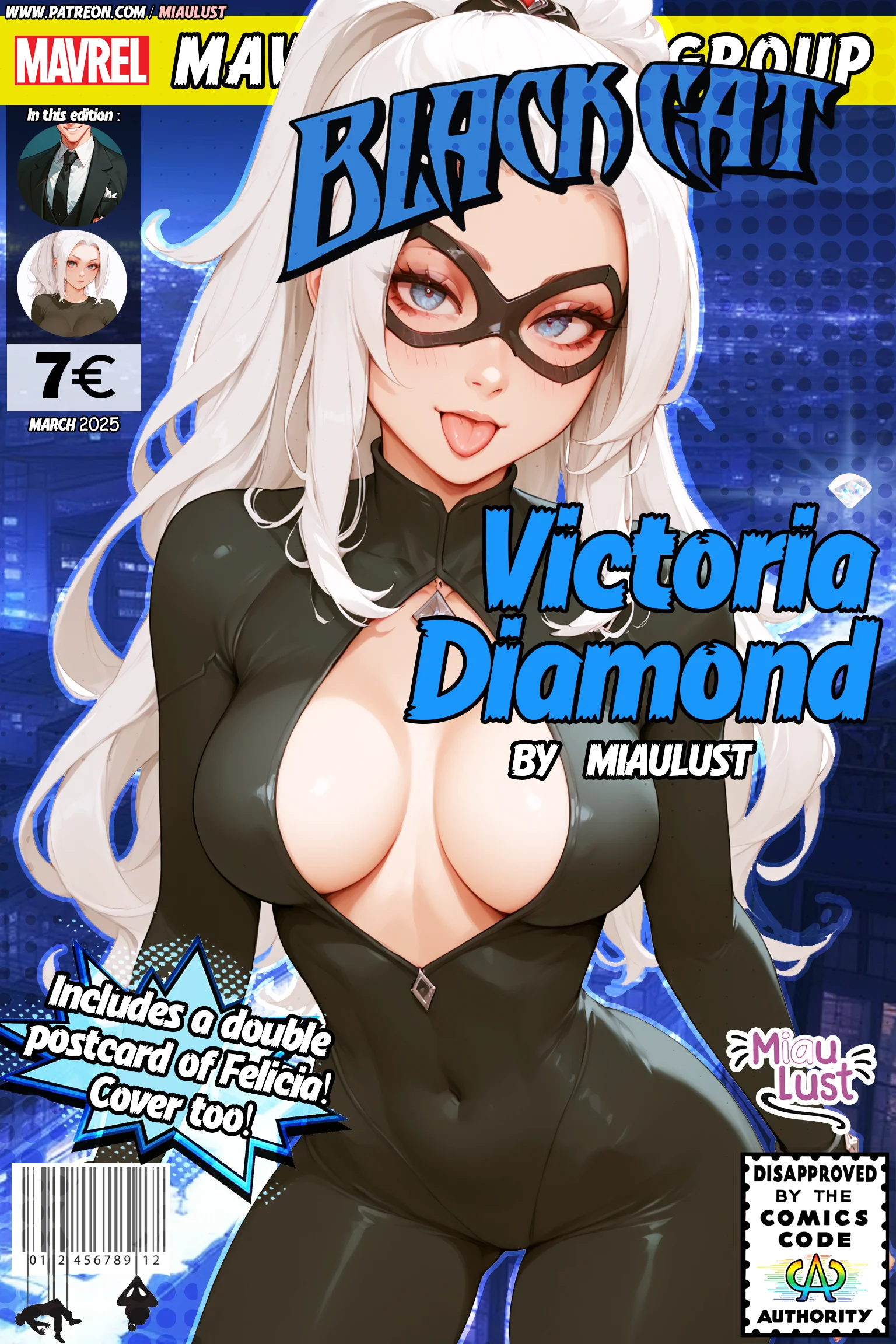 Black Cat – Victoria Diamond original comic by Miaulust — Black Cat – Victoria Diamond, page 1