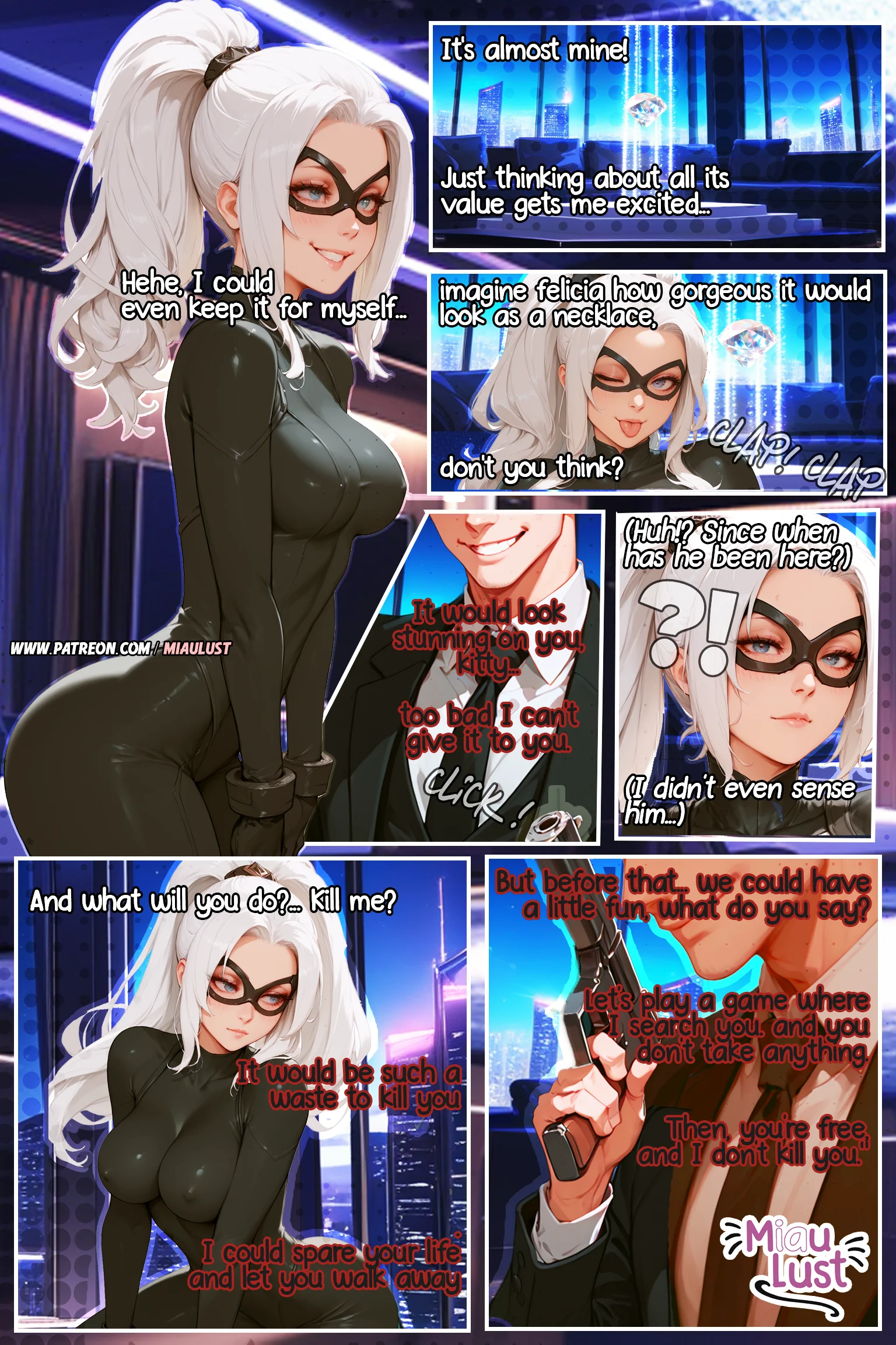 Black Cat – Victoria Diamond original comic by Miaulust — Black Cat – Victoria Diamond, page 3