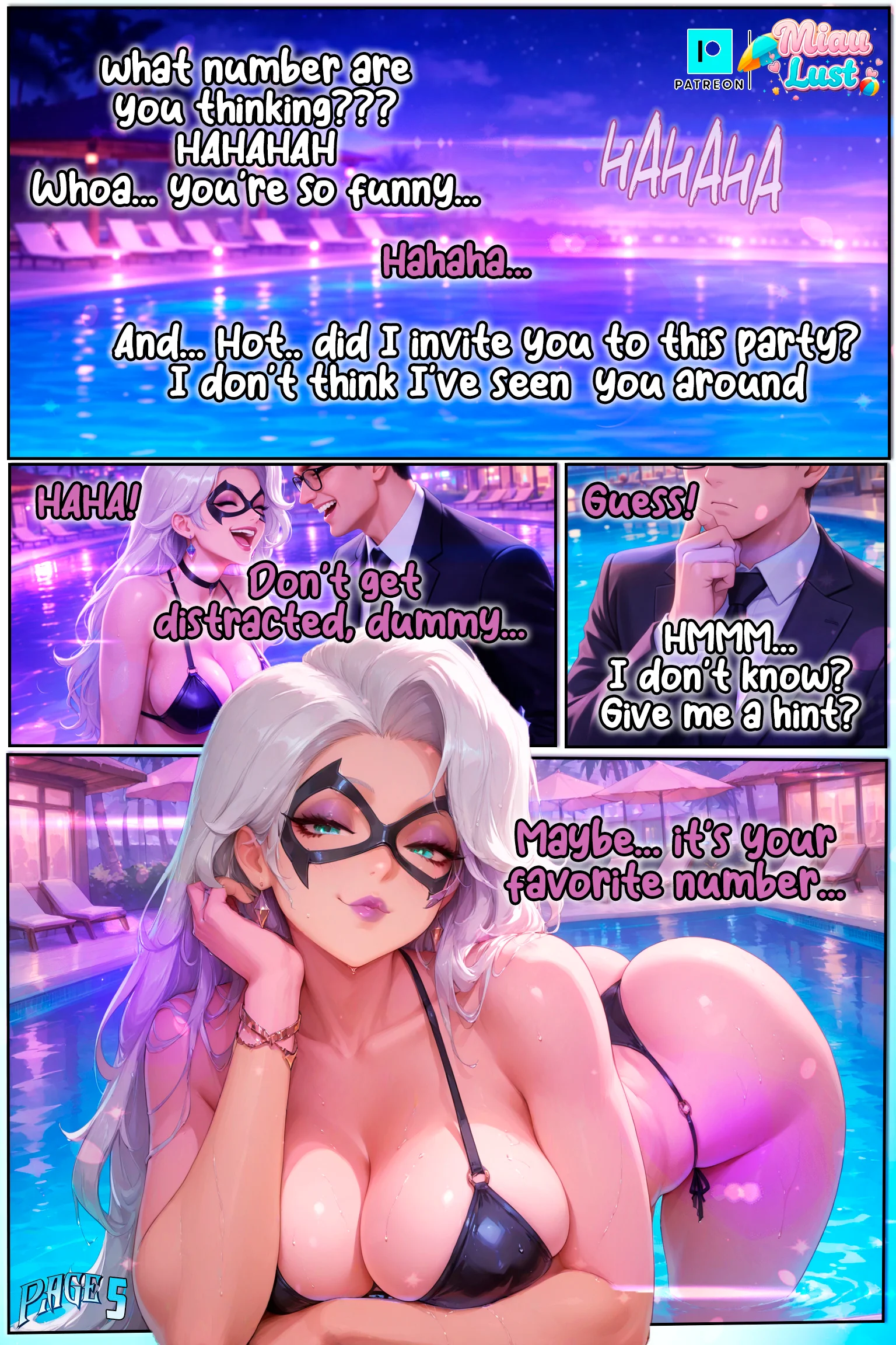 Black Cat – The Vault Key original comic by Miaulust — Black Cat – The Vault Key, page 7