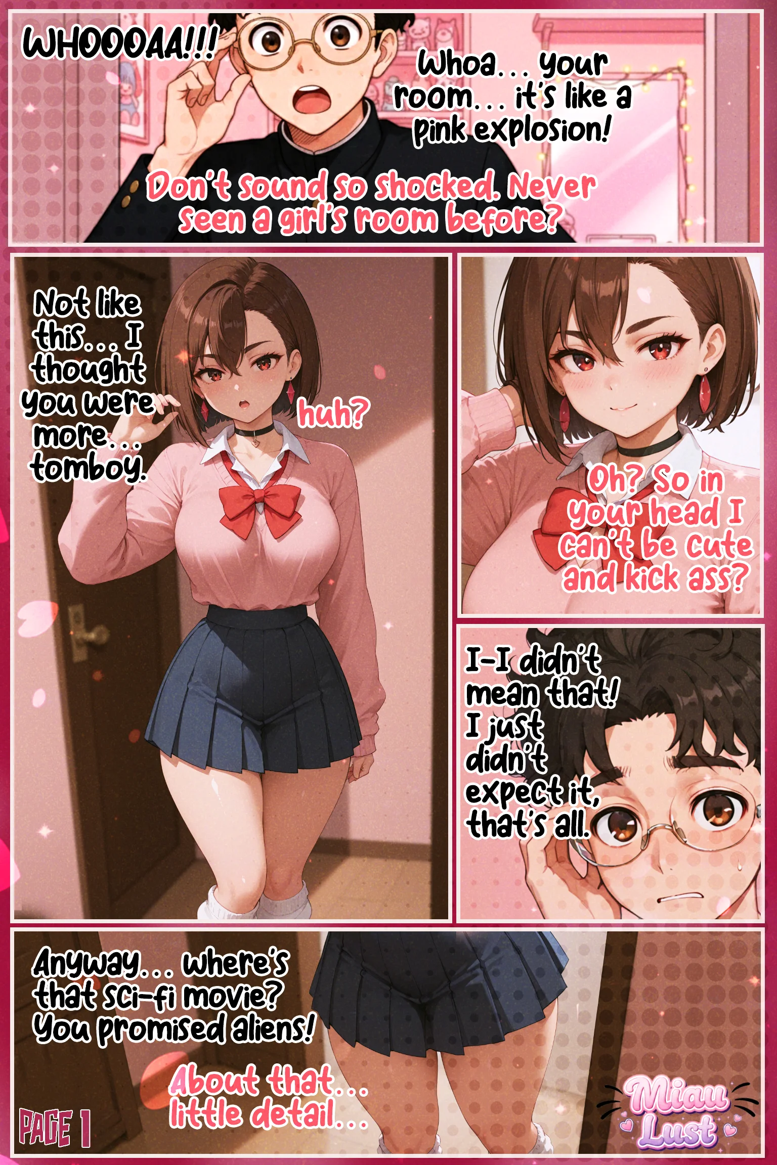 Dan da Bang! original comic by Miaulust — Dan da Bang!, page 2