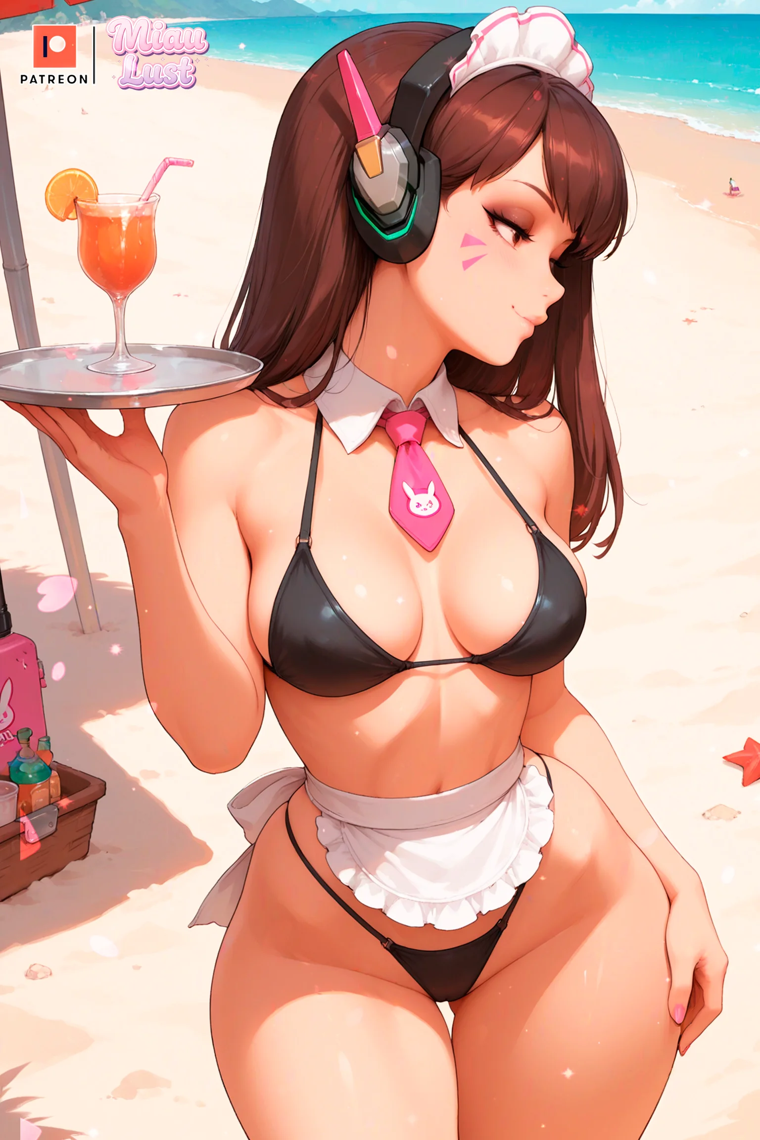 D.Va Overwatch parody comic by Miaulust — D.va Maid Service, page 2