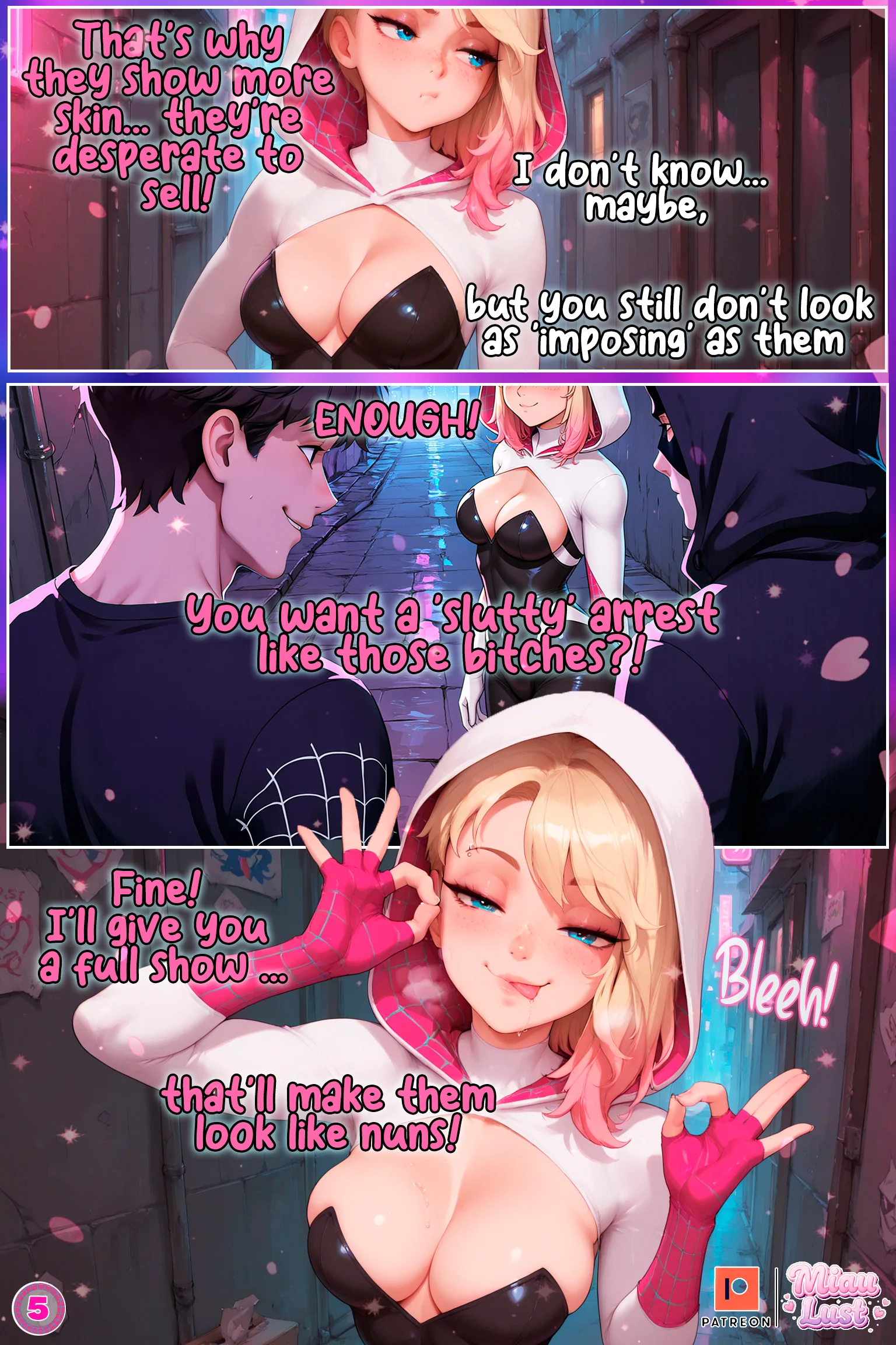 Into the Slutty-Verse original comic by Miaulust — Into the Slutty-Verse, page 6