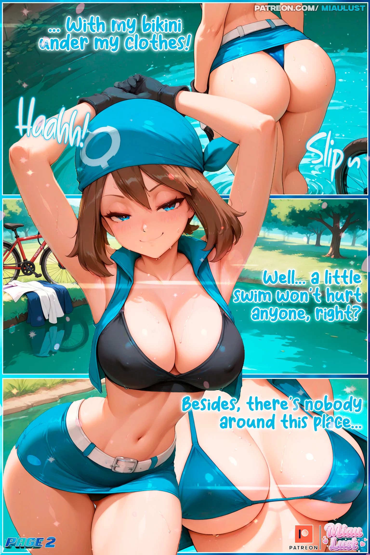 Wet Sapphire Pokemon parody comic by Miaulust — Wet Sapphire, page 4