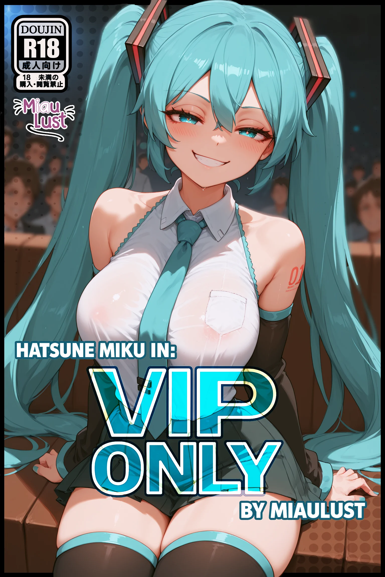 Hatsune Miku Vocaloid parody comic by Miaulust — VIP Only – Hatsune Miku, page 1