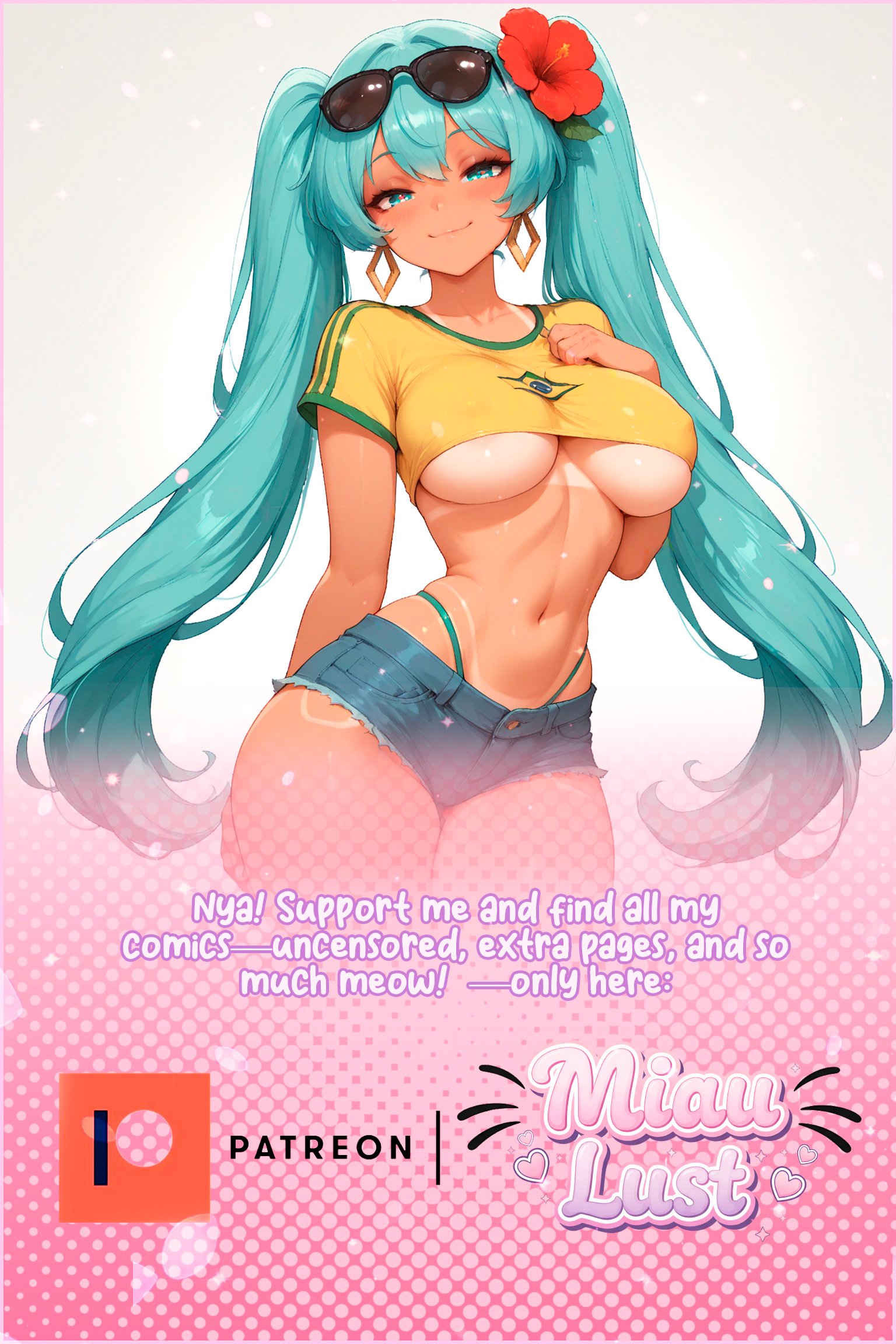 Hatsune Miku Vocaloid parody comic by Miaulust — Heat Stroke – Brazilian Miku, page 6