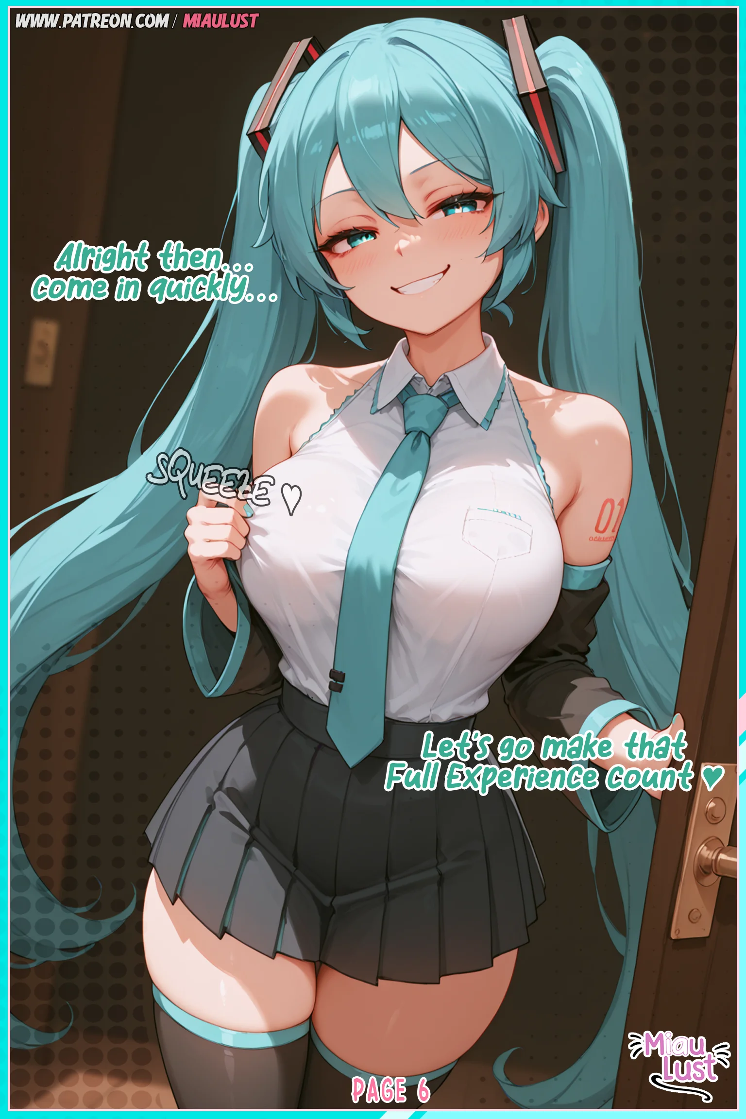 Hatsune Miku Vocaloid parody comic by Miaulust — VIP Only – Hatsune Miku, page 8
