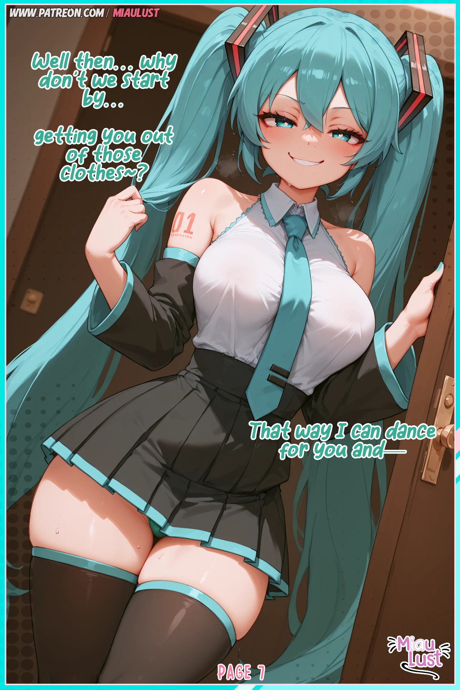 Hatsune Miku Vocaloid parody comic by Miaulust — VIP Only – Hatsune Miku, page 10