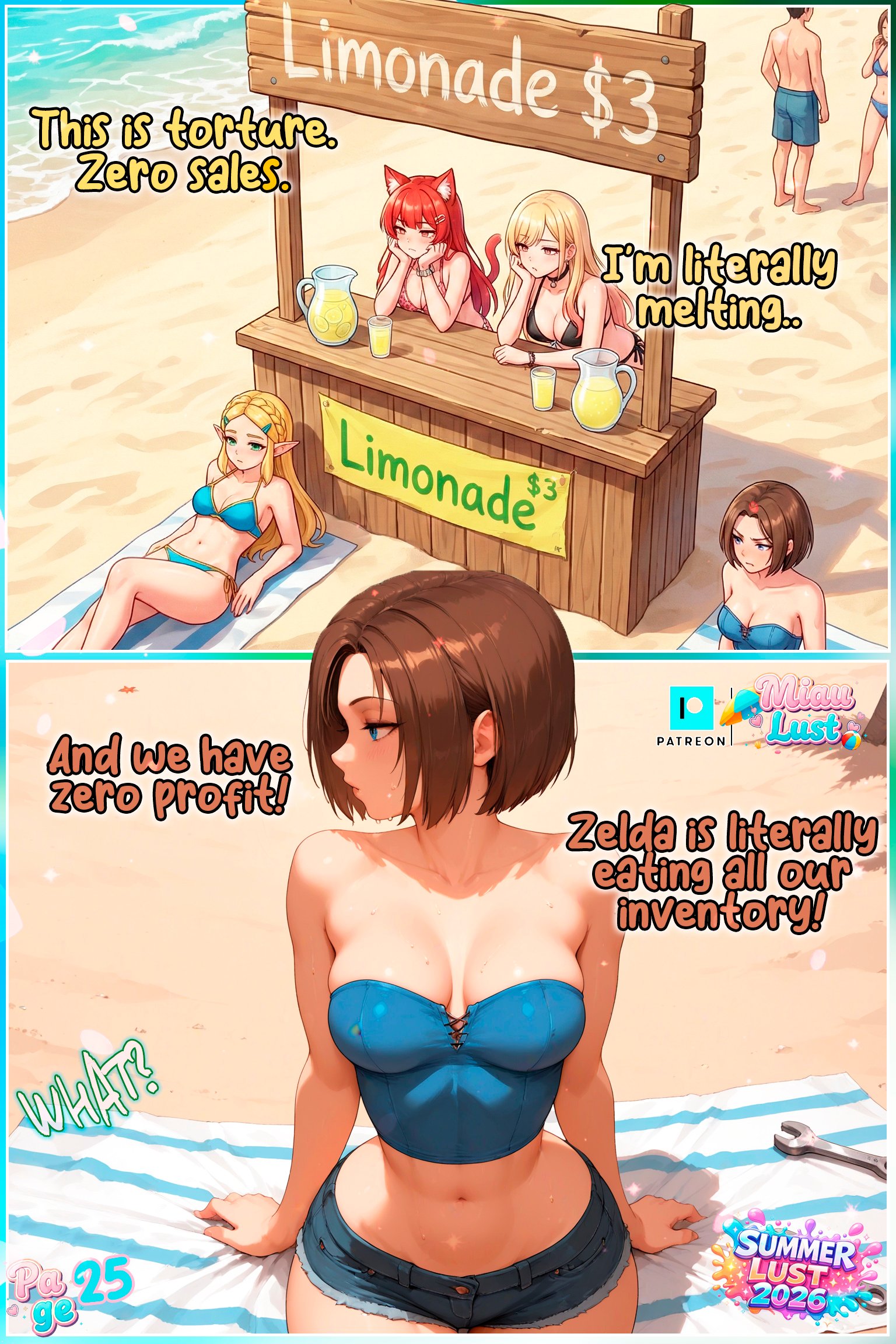 Summer Lust 2026 original comic by Miaulust — Summer Lust 2026, page 33