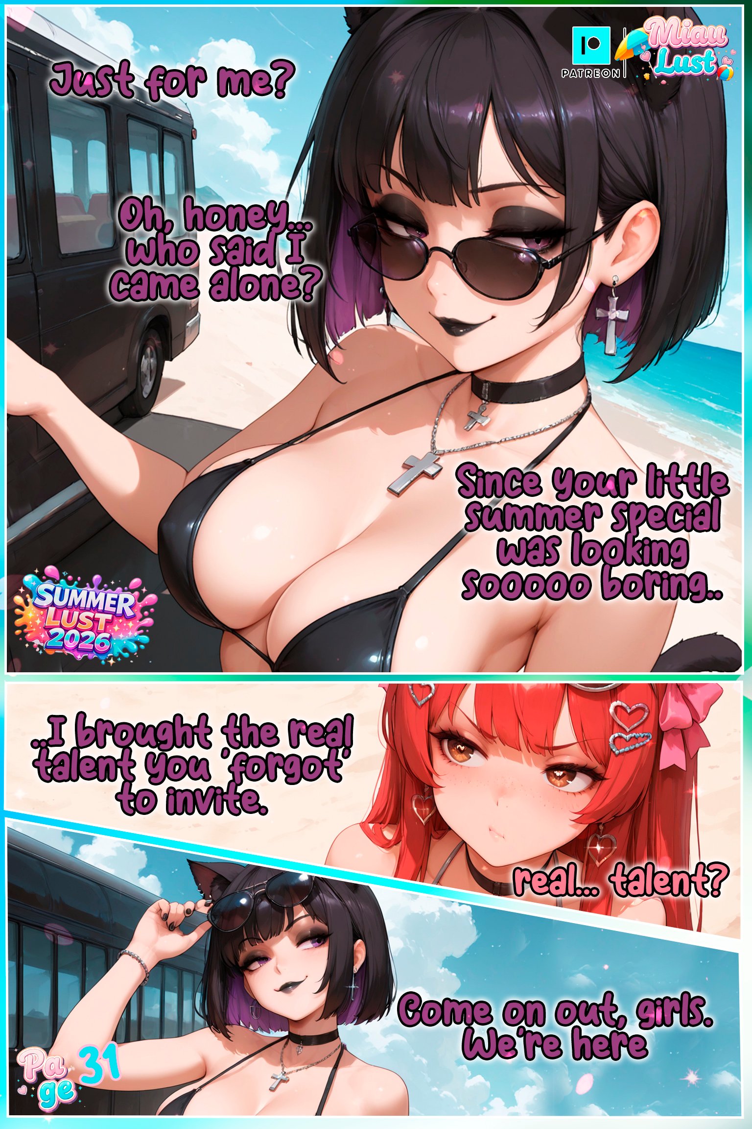 Summer Lust 2026 original comic by Miaulust — Summer Lust 2026, page 39