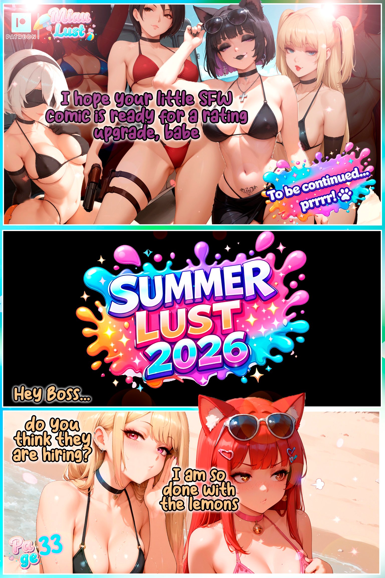 Summer Lust 2026 original comic by Miaulust — Summer Lust 2026, page 41