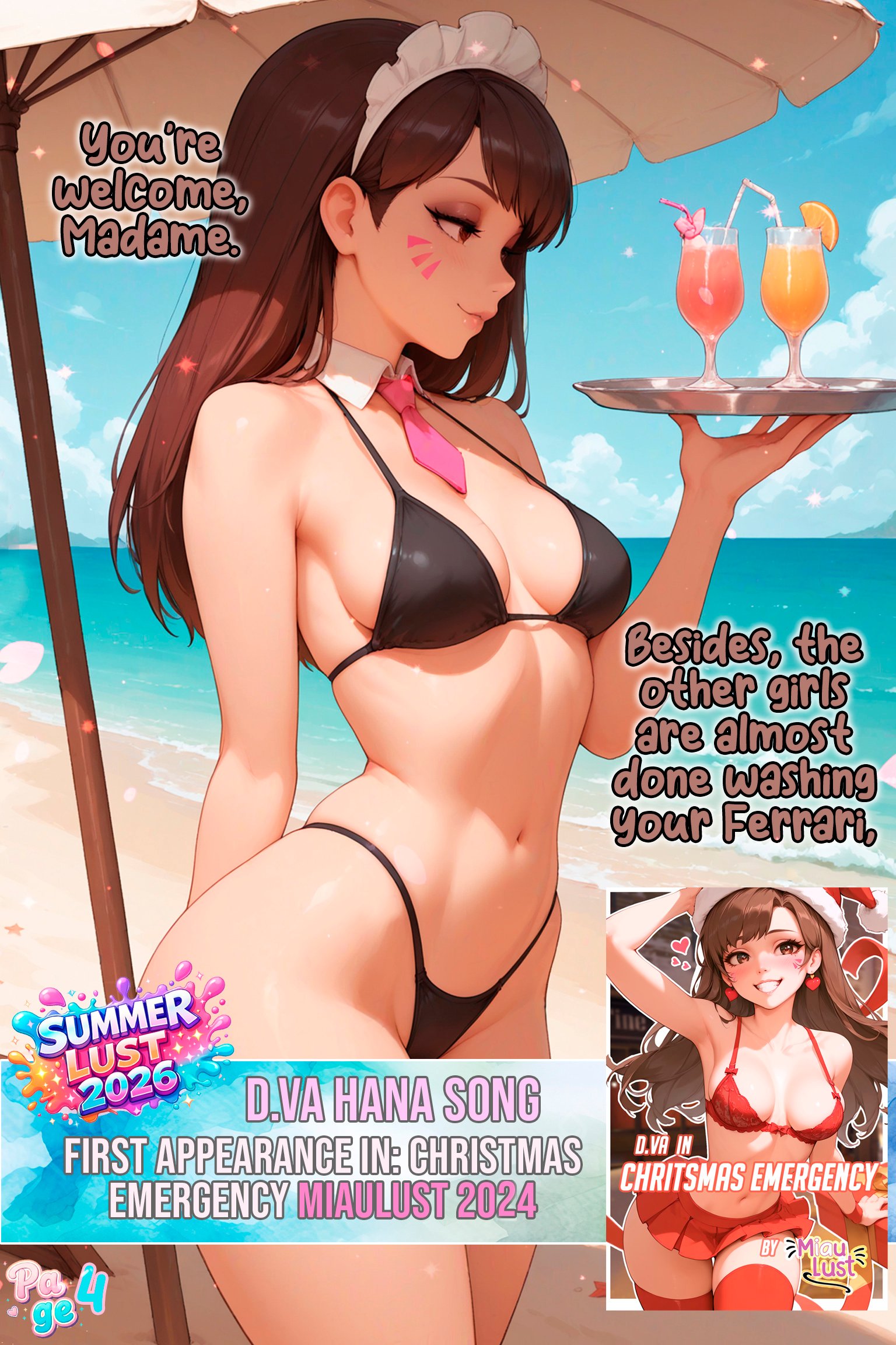 Summer Lust 2026 original comic by Miaulust — Summer Lust 2026, page 8