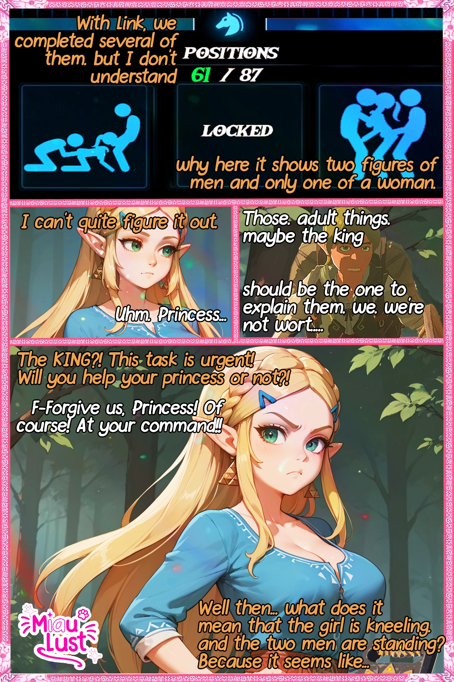 Zelda Zelda parody comic by Miaulust — Zelda – Breast of the Lust, page 18